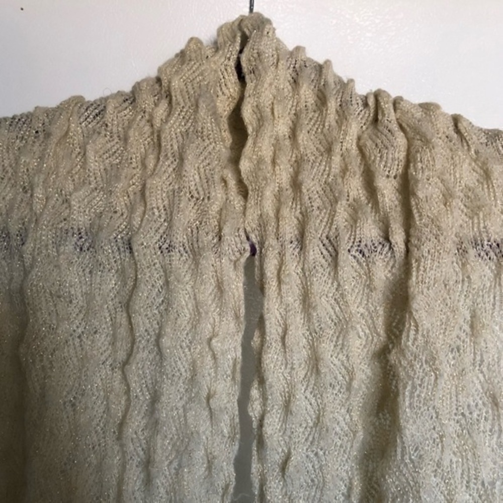 Shimmering Knit Infinity Scarf
